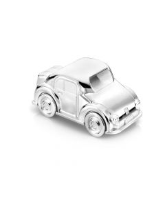 Spaarpot Auto zilver kleur
