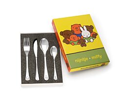 Kinderbestek 4-delig nijntje vriendjes rvs
