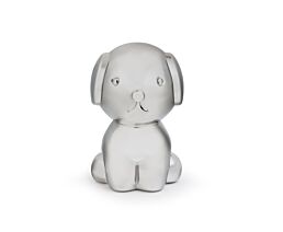 Spaarpot Snuffie zilver kleur